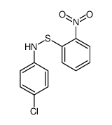 4-chloro-N-(2-nitrophenyl)sulfanylaniline结构式