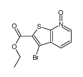 ethyl 3-bromo-7-oxidothieno[2,3-b]pyridin-7-ium-2-carboxylate Structure