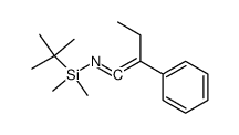 1-(1,1-dimethylethyl)-1,1-dimethyl-N-(2-phenyl-1-propen-1-ylidene)silanamine Structure