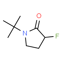 2-Pyrrolidinone,1-(1,1-dimethylethyl)-3-fluoro-(9CI) structure