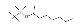 2-octyl tert-butyldimethylsilyl ether Structure