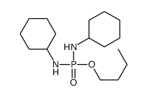 N-[butoxy-(cyclohexylamino)phosphoryl]cyclohexanamine结构式