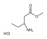 (R)-METHYL3-AMINOPENTANOATEHYDROCHLORIDE structure