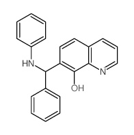 8-Quinolinol,7-[phenyl(phenylamino)methyl]- picture