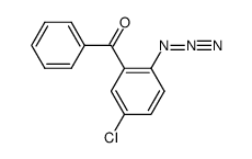 (2-azido-5-chlorophenyl)(phenyl)methanone Structure