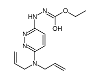 ethyl N-[[6-[bis(prop-2-enyl)amino]pyridazin-3-yl]amino]carbamate结构式