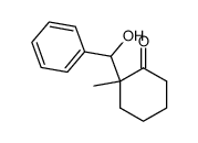 2-(α-hydroxybenzyl)-2-methylcyclohexanone (threo) Structure