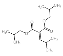 bis(2-methylpropyl) 2-(2-methylpropylidene)propanedioate结构式