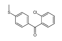 2-CHLORO-4'-(THIOMETHYL)BENZOPHENONE结构式
