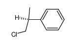 (-)(S)-1-chloro-2-phenyl-propane结构式