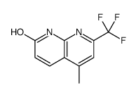 5-methyl-7-(trifluoromethyl)-1H-1,8-naphthyridin-2-one结构式