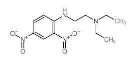 Ethylenediamine, N-(2,4-dinitrophenyl)-N,N-diethyl- Structure