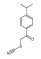 [2-oxo-2-(4-propan-2-ylphenyl)ethyl] thiocyanate Structure