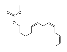 Sulfurous acid methyl(5,8,11-heptadecatrienyl) ester structure