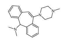 N,N-dimethyl-5-(4-methylpiperazin-1-yl)-11H-dibenzo[1,2-a:1',2'-d][7]annulen-11-amine结构式