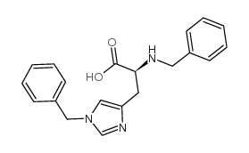 L-Histidine,N,1-bis(phenylmethyl)- structure