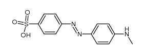 4-(4-methylamino-phenylazo)-benzenesulfonic acid Structure