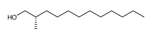 (S)-(-)-2-METHYL-1-DODECANOL结构式