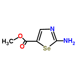 Methyl 2-amino-1,3-selenazole-5-carboxylate结构式
