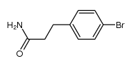 3-(4-bromophenyl) propanamide结构式