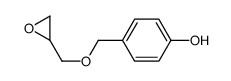 4-(oxiran-2-ylmethoxymethyl)phenol Structure