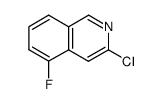 ISOQUINOLINE, 3-CHLORO-5-FLUORO- Structure