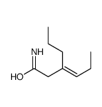 (E)-3-propylhex-3-enamide Structure