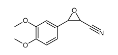 3-(3,4-dimethoxyphenyl)oxirane-2-carbonitrile Structure