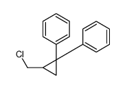 [2-(chloromethyl)-1-phenylcyclopropyl]benzene结构式