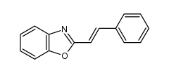 (E)-2-(2-phenylethenyl)-benzoxazole结构式
