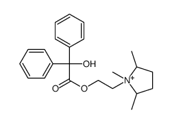 2-(1,2,5-trimethylpyrrolidin-1-ium-1-yl)ethyl 2-hydroxy-2,2-diphenylacetate Structure