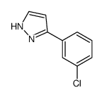 3-(3-Chlorophenyl)-1H-pyrazole structure