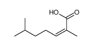 2,6-dimethylhept-2-enoic acid Structure