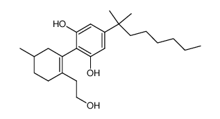 2-[2-(2-hydroxyethyl)-5-methyl-1-cyclohexenyl]-5-(1,1-dimethylheptyl)resorcinol Structure