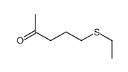 5-ethylsulfanylpentan-2-one结构式
