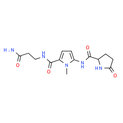 N-(2-Carbamoylethyl)-1-methyl-5-[[(5-oxo-2-pyrrolidinyl)carbonyl]amino]-1H-pyrrole-2-carboxamide picture