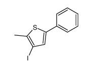 3-iodo-2-methyl-5-phenylthiophene Structure