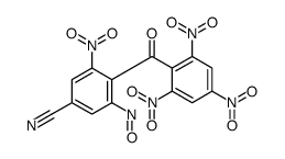 3-nitro-5-nitroso-4-(2,4,6-trinitrobenzoyl)benzonitrile Structure