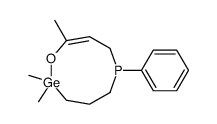 (Z)-2,2,9-Trimethyl-6-phenyl-2,3,4,5,6,7-hexahydro-[1,6,2]oxaphosphagermonine结构式