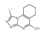 [1,2,4]Triazolo[4,3-a]quinazolin-5(1H)-one, 2,3,6,7,8,9-hexahydro-1-thioxo-结构式