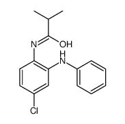 N-(2-anilino-4-chlorophenyl)-2-methylpropanamide Structure