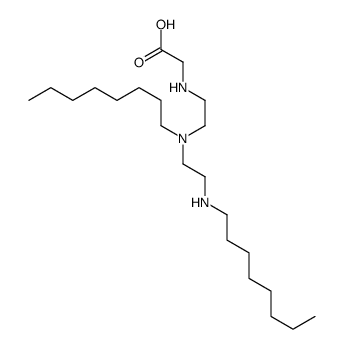 2-[2-[octyl-[2-(octylamino)ethyl]amino]ethylamino]acetic acid Structure