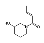 1-(3-hydroxypiperidin-1-yl)but-2-en-1-one结构式