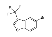 5-bromo-3-(trifluoromethyl)-1-benzothiophene结构式