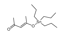 2-[Tripropyl-stannyloxy]-pent-2-en-4-on结构式