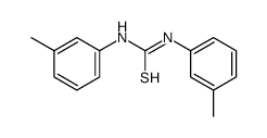 1,3-bis(3-methylphenyl)thiourea结构式