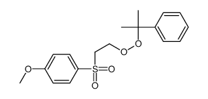 1-methoxy-4-[2-(2-phenylpropan-2-ylperoxy)ethylsulfonyl]benzene结构式