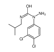 1-amino-1-(3,4-dichlorophenyl)-3-(2-methylpropyl)urea结构式