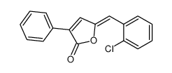 5-[(2-chlorophenyl)methylidene]-3-phenylfuran-2-one结构式