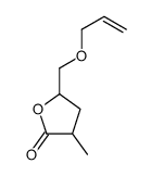 3-methyl-5-(prop-2-enoxymethyl)oxolan-2-one Structure